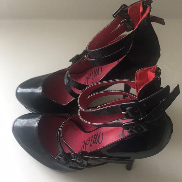 Promise platform strappy stilettos SZ 8.5 - Picture 8 of 10